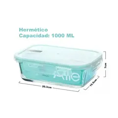 ALLEGRA - Recipiente Hermetico Taper para Comidas 1 Litro