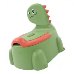 GENERICO - Bacinica Infantil Diseño Dinosaurio - Primer Baño - Verde