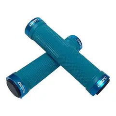 OZONO - Puños Bicicleta Doble Lock Grip Manillar Mtb - Turquesa