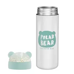 HOMESTAR - Botella Térmica de Oso Polar Verde