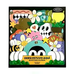 ARTEL - Block hojas gruesas para colorear Dersi