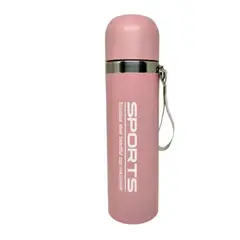 GENERICO - Termo de 500 ml acero inoxidable rosado
