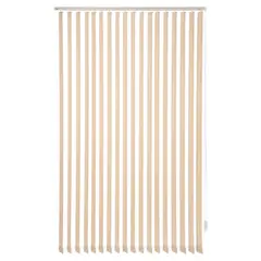 BERTEX - Cortina Vertical Rustic 170cm ancho x 230cm alto Persiana Beige