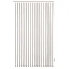 BERTEX - Cortina Vertical Rustic 130cm ancho x 230cm alto Persiana Gris
