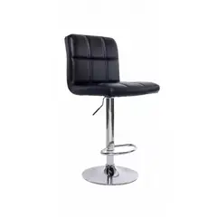 BJ HOGAR - Silla Piso Bar Altura Regulable Taburete Con Respaldo BJ S003