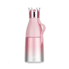 HOMESTAR - Botella Termica Agua Acero Inox 500ml - Corona Rosado
