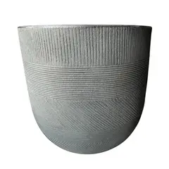 POTTERY - Macetero Grande Nazca 40 Plata