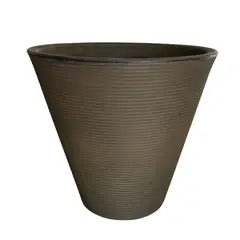 POTTERY - Macetero Grande Duna 30 Bronce