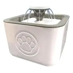 GENERICO - Fuente De Agua Gatos Y Perros 2.5 Litros 3 Modos Color Gris