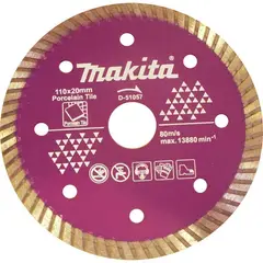 MAKITA - Disco Diamantado D-51057 110mmx20mm (porcelanato)