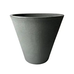 POTTERY - Macetero Grande Duna 38 Plata