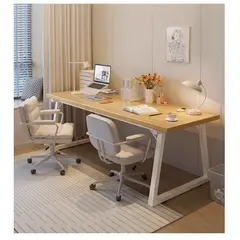 HOMER DESIGN - Escritorio Pata Metal Oficina 140x60x75cm Gruesa 30mm