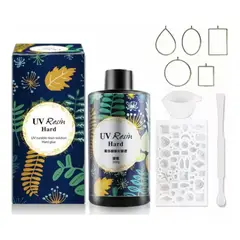 MUNDO MAGIA - Kit Resina Uv 200g Crystal De Secado Rapido