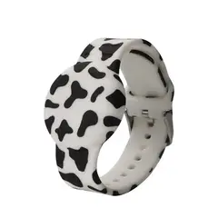 GENERICO - Funda tipo pulsera porta AIRTAG para niños diseño VAQUITA