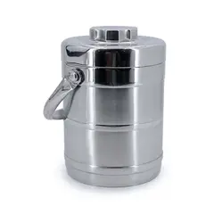 GENERICO - Lonchera Metalica Acero Inoxidable Doble 1.6 L Chileclick