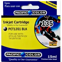 PACIFIC COLOR - Tinta Alternativa para Epson 135 Negra