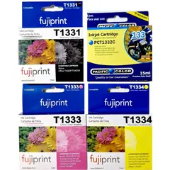 PACIFIC COLOR - Pack de Tinta Alternativa para Epson 133
