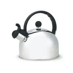 WENS - Tetera Sicilia de 2500mL Plateada Menaje Cocina Hogar