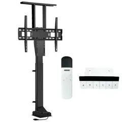 GENERICO - Soporte Tv Motorizado Elevador Con Tope Repisa 40 A 70