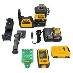DEWALT - Nivel de láser verde línea 360° DCLE34033D1