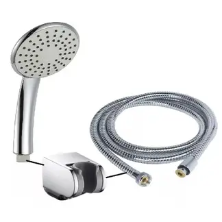 TAUMM - Juego Ducha Set Mango Soporte Flexible 1,6 Mt Swertt