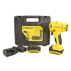 STANLEY - Taladro Rotación 12v + 2 Baterías Scd12 Color Amarillo.