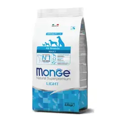 MONGE - Alimento Perro All Breeds Light Sabor Salmon 12Kg