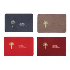 CRUSEC - Pack 24 Alfombra De Piso Limpiapiés 40x60 Colores Surtidos