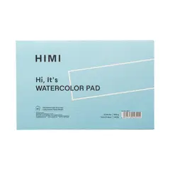 HIMI - Cuaderno watercolor pad 13,9x21,5 cm azul 300g