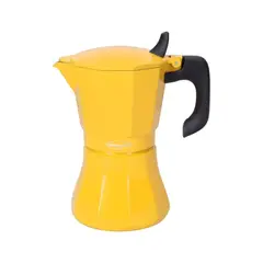OROLEY - Cafetera Italiana Induccion Petra Mustard 6 Tazas