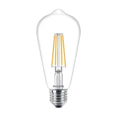 PHILIPS - AMPOLLETA FILAMENTO ST64 E27 7-60W LUZ CÁLIDA