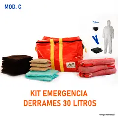 GENERICO - KIT EMERGENCIA DERRAME 30C LITROS