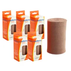 CRANBERRY - Venda Elástica 10 cm X 4.5 Mts Pack 5 un