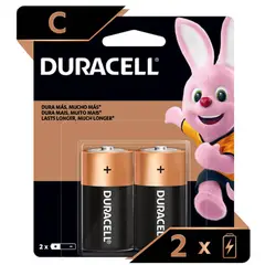 DURACELL - Pack 2 Pilas D Alcalina