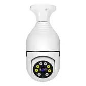 SHOP EHOME BAG - Camara De Seguridad Red Inalambrica 360° Tipo Ampolleta Color Blanco