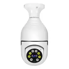 SHOP EHOME BAG - Camara De Seguridad Red Inalambrica 360° Tipo Ampolleta Color Blanco