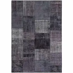 RUGS CL - Alfombra Rugscl Patchwork Negro 170x240 6533AT