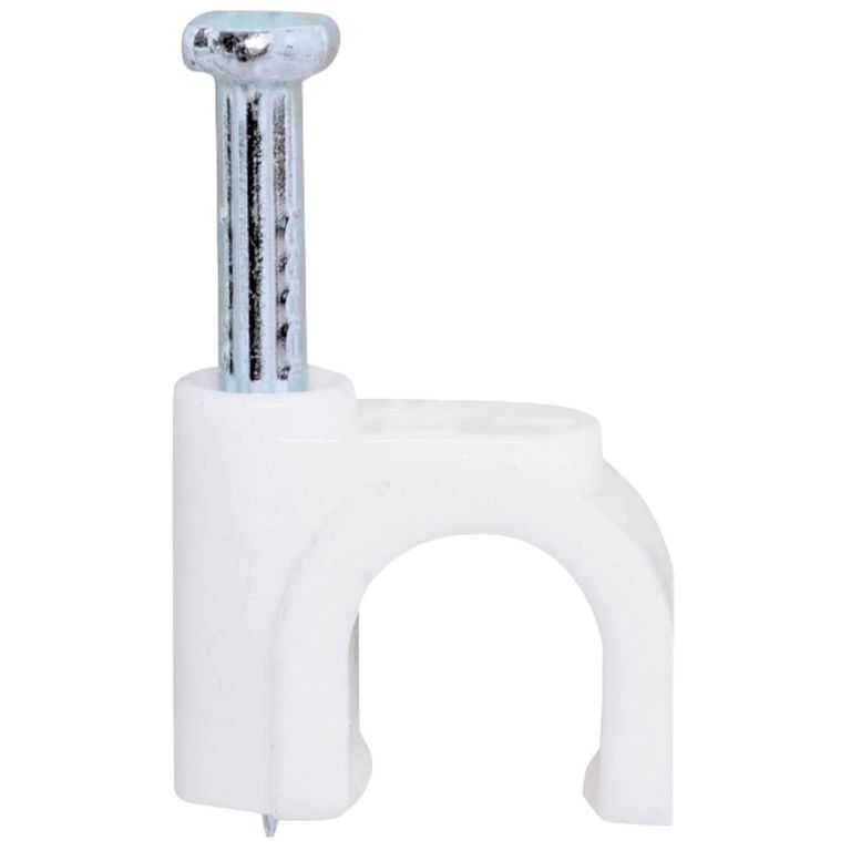 Grapa Con Clavo Para Fijar Cable 23 Unid Ferretoro 10mm