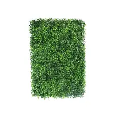 GENERICO - 5 Piezas Muro Verde Follaje Artificial Sintético 60x40 Cms