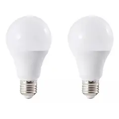 ESHOPANGIE - Pack 2 Ampolletas Led 9w E27 Luz Blanco Frio