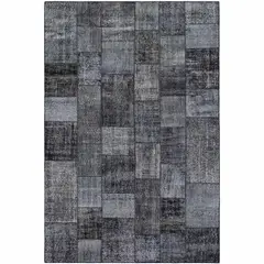 RUGS CL - Alfombra Rugscl Patchwork Negro 200x300 6615AT