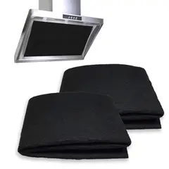 DEKANO - Filtro De Fibra De Carbón Activado Algodón 2 Hojas 39.5*120 Cm