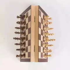 MUNDO MAGIA - Tablero De Ajedrez Madera 40x40cm Magnético