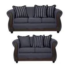 BLACK FACTORY - Juego de Living 3 2 Sofia Marengo