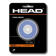 HEAD - Overgrip Pro Grip Azul X3 Tenis Padel