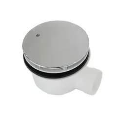 STRETTO - Desagüe Receptáculo Acrílico Circular con Sifón