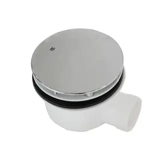 STRETTO - Desagüe Receptáculo Acrílico Circular con Sifón