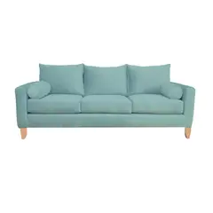 GENERICO - SOFA INDU 3 CUERPOS FELPA VERDE MENTA