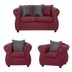 BLACK FACTORY - Juego de Living 2 1 1 Emili Burdeo