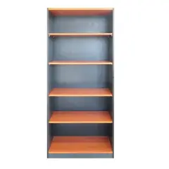 MSA MUEBLES SANTA ANA - Estante sin Puertas Peral con Grafito E80